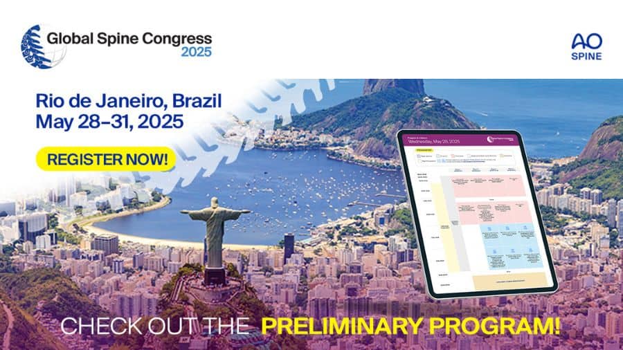 Global Spine Congress 2025, Rio de Janeiro, Brazil